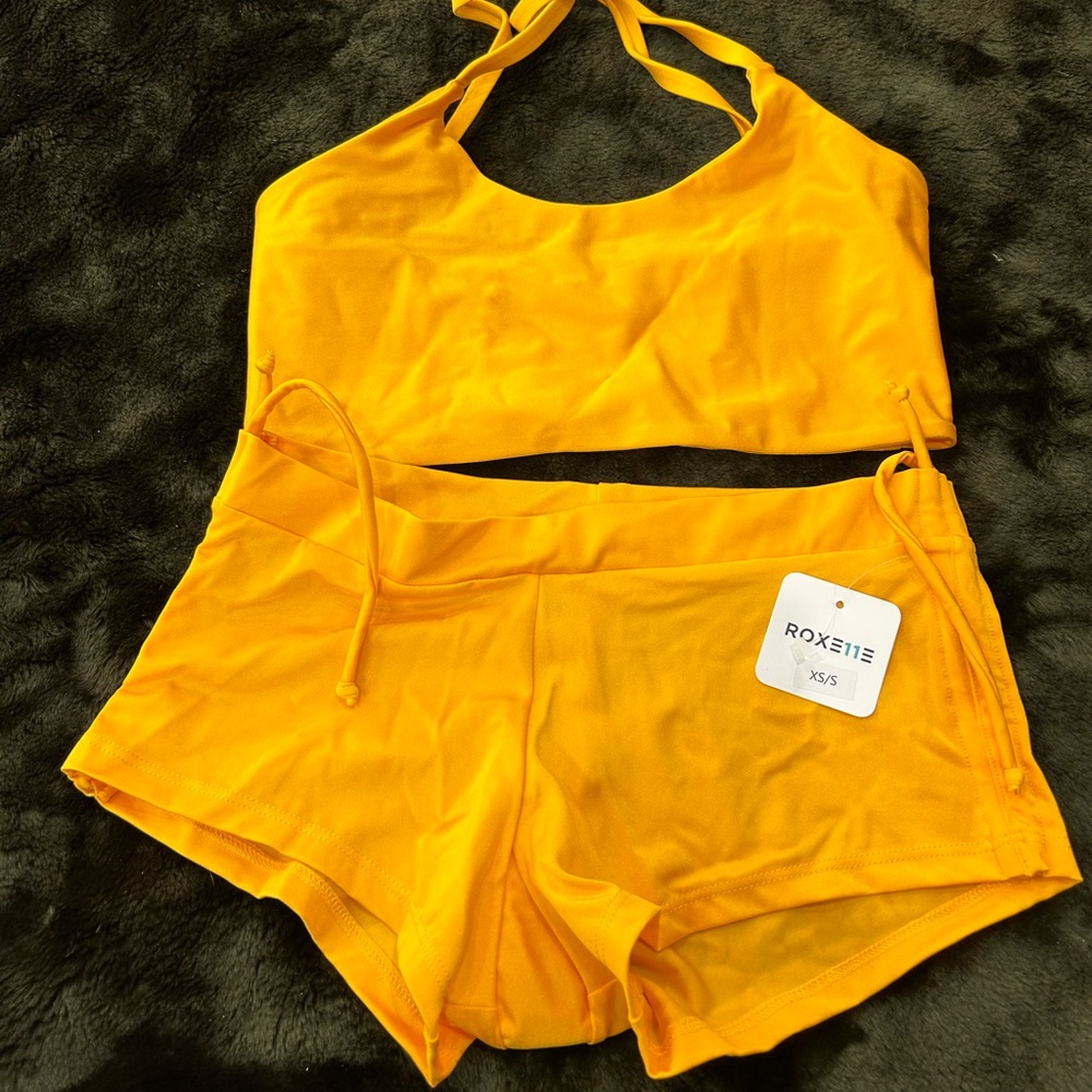 Fused hawaii bikini set